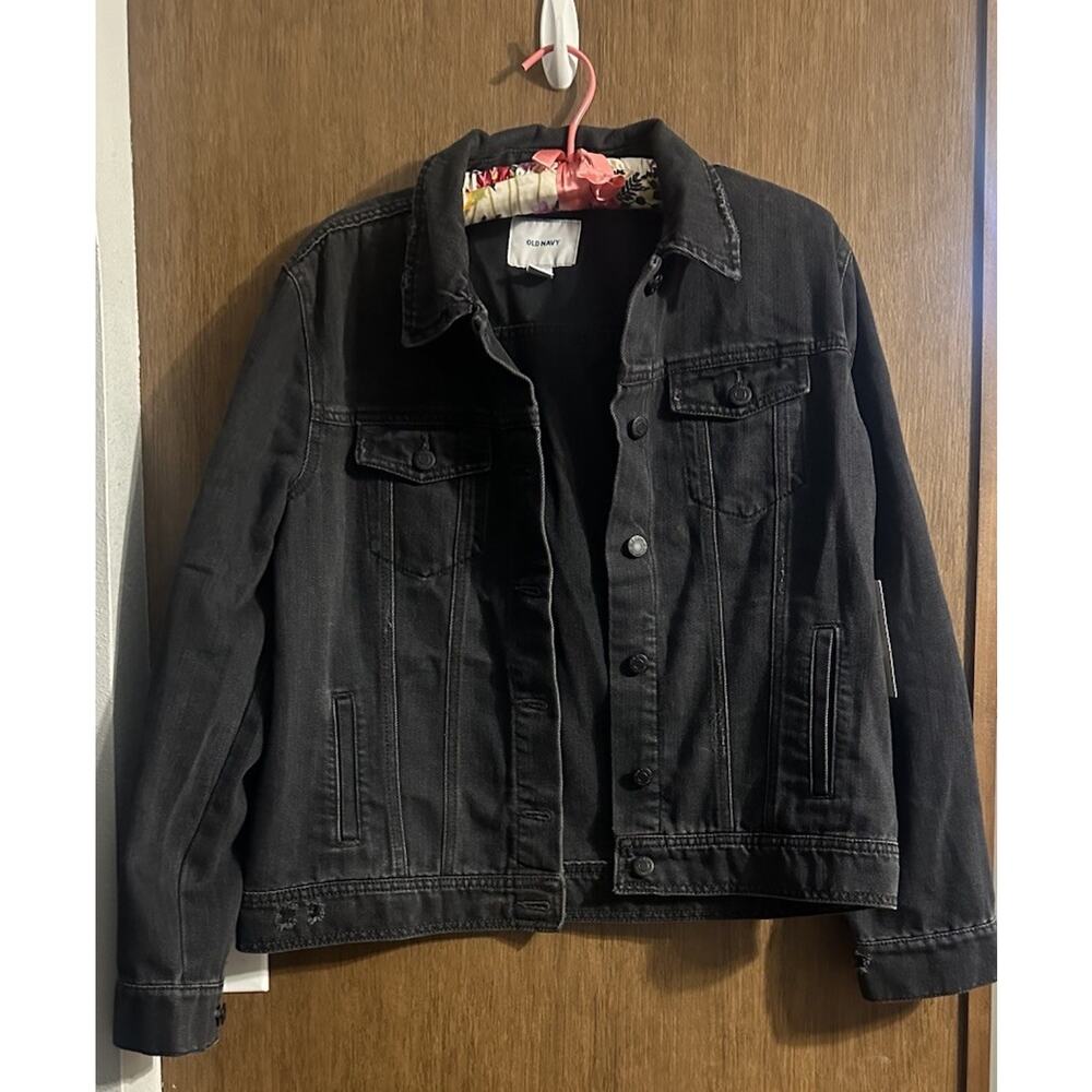 Old Navy Black Denim Jacket